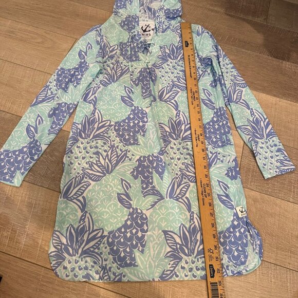 HIHO WOMENS SMALL HOODED NWOT SWIM COVER DRESS - Picture 3 of 6